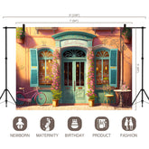 LB0536 Flower Shop Backdrop